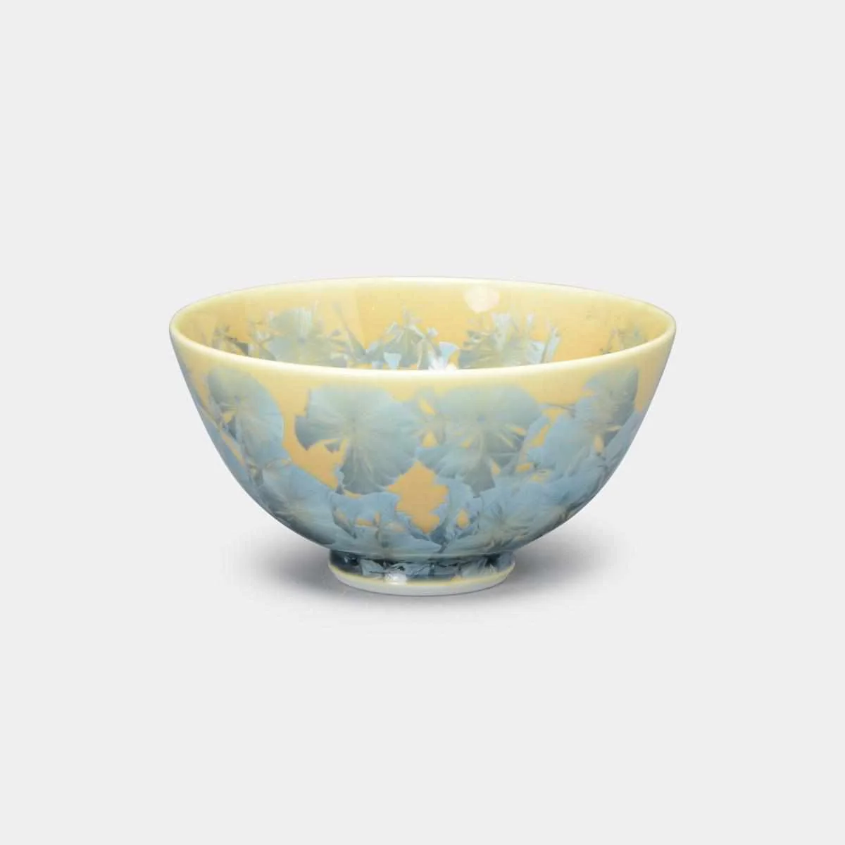 【茶碗】花結晶 (灰青) | 京焼-清水焼 | 陶葊