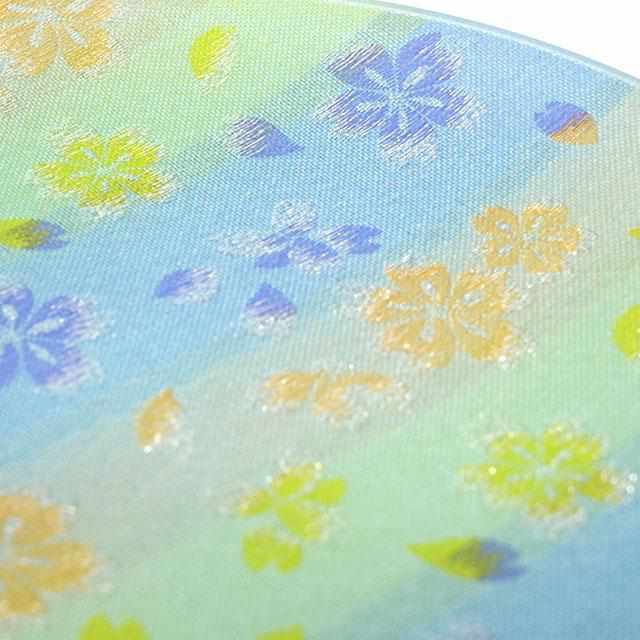 【お皿】 ORI-ZARA (桜) ブルー L｜西陣織 - Image 6