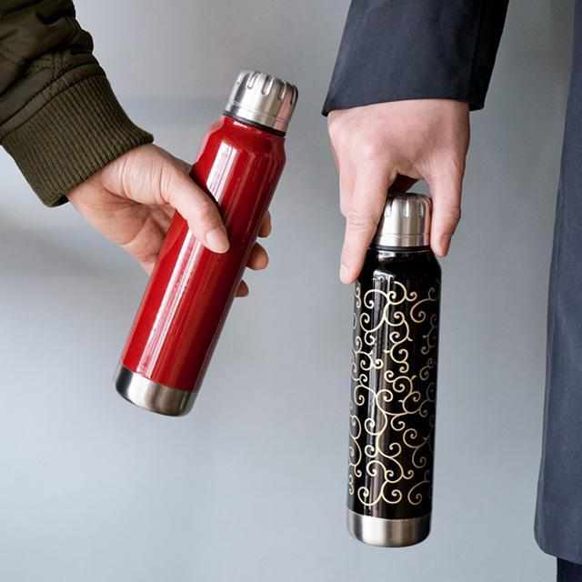 【アンブレラボトル】thermo mug × 土直漆器 うるし宝尽くし (レッド) | 越前漆器 | 匠市 - Image 6