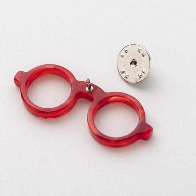 【ピンバッチ】ラペルピン・メガネホルダーになるピンバッチ megane pin (ブラウン) | 鯖江の眼鏡 | 匠市 - Image 12