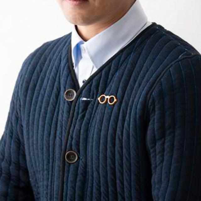 【ピンバッチ】ラペルピン・メガネホルダーになるピンバッチ megane pin (ブラウン) | 鯖江の眼鏡 | 匠市 - Image 7