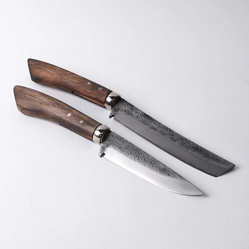 【シースナイフ】黒猪 岩井丈 作 古式鍛錬 静寂 (しじま) Custom Knife | 越前打刃物 | 鍛冶工房いわい - Image 20