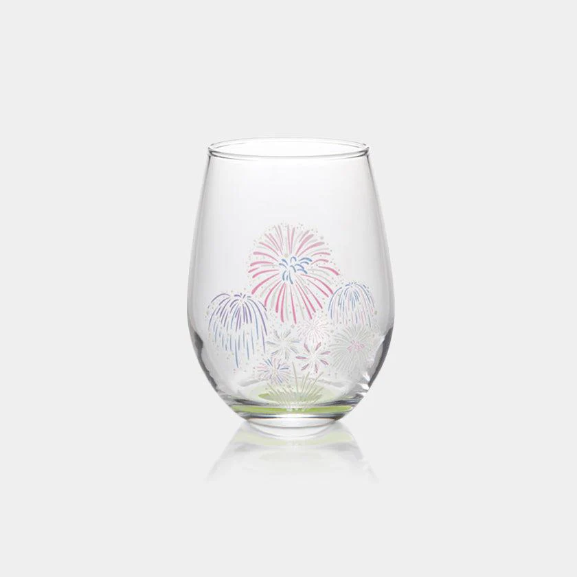 【グラス】月光 冷感 花火 | 丸モ高木陶器