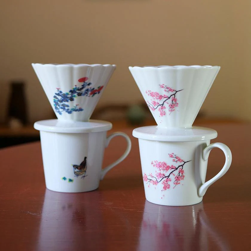 【コーヒーフィルター】温感 千鳥 (花と鳥) | 美濃焼 | 丸モ高木陶器 - Image 4