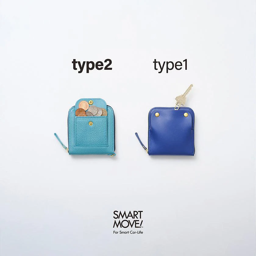 【本革キーケース】SMART MOVE! -type2 | コインポケットタイプ- Vesper Brown (夕照の塔) | 革加工 | RAKUKEI - Image 11