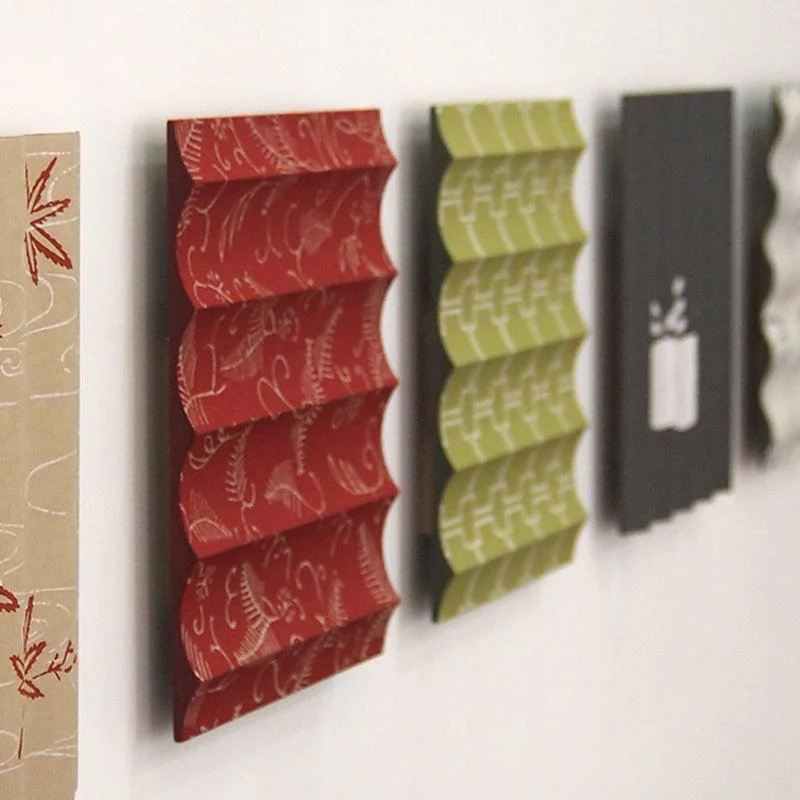 【アートパネル】Karakami wall panel 松唐草 | 京からかみ |丸二 - Image 3