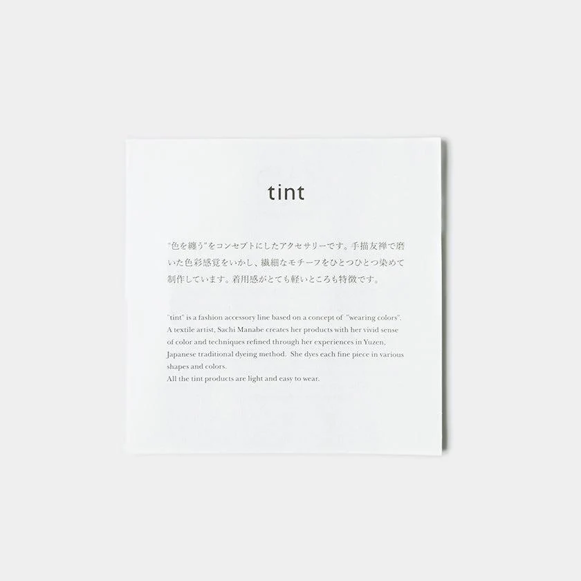 【ピアス】tint パンジー (S) 真紅 | 京友禅 | Morphosphere - Image 8
