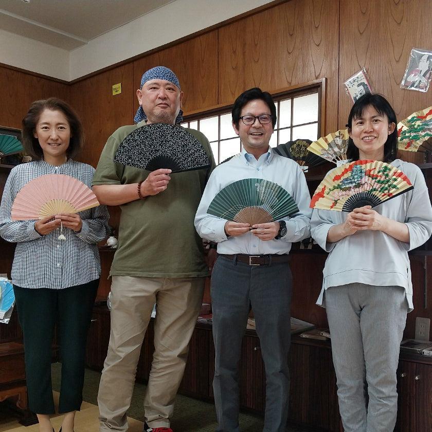 【扇子】男持 (7.5寸) 親骨ラメ つばめ (扇子袋付) | 名古屋扇子 | 末廣堂 - Image 4