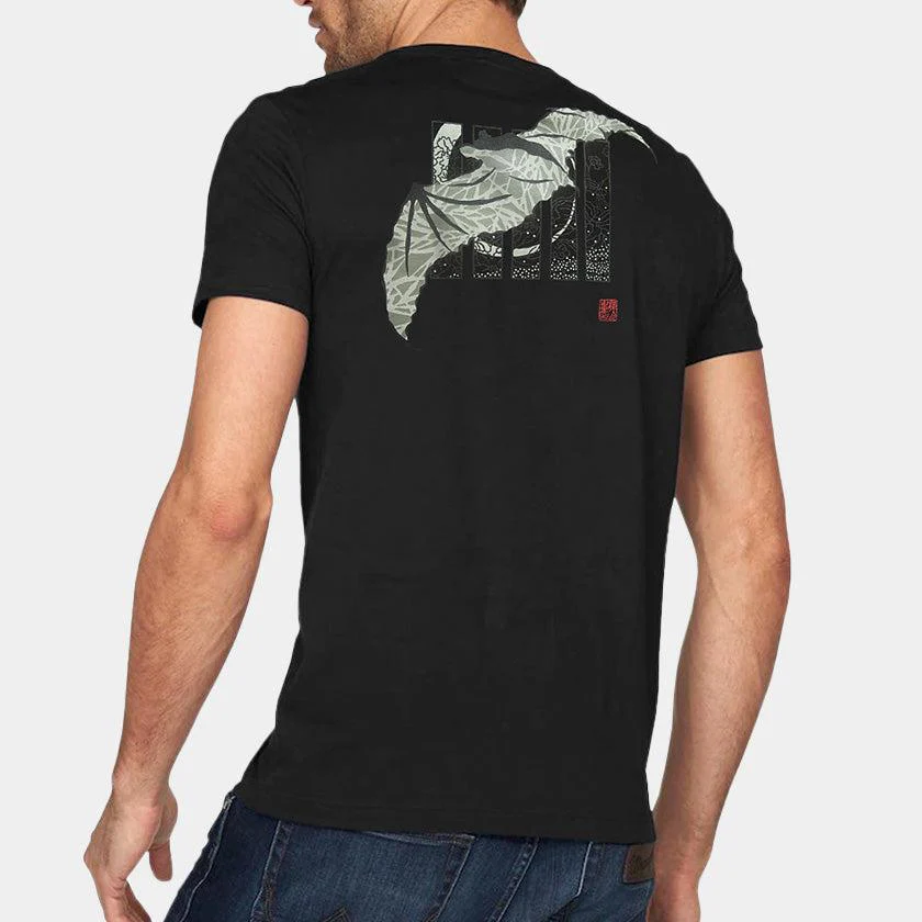 【Tシャツ】夕顔 | シルクスクリーンプリント
