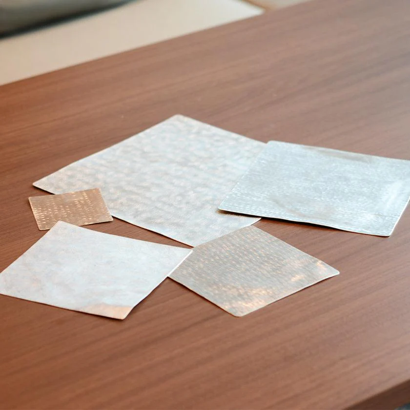 【お皿】すずがみ 13×13cm かざはな | 高岡銅器 - Image 10