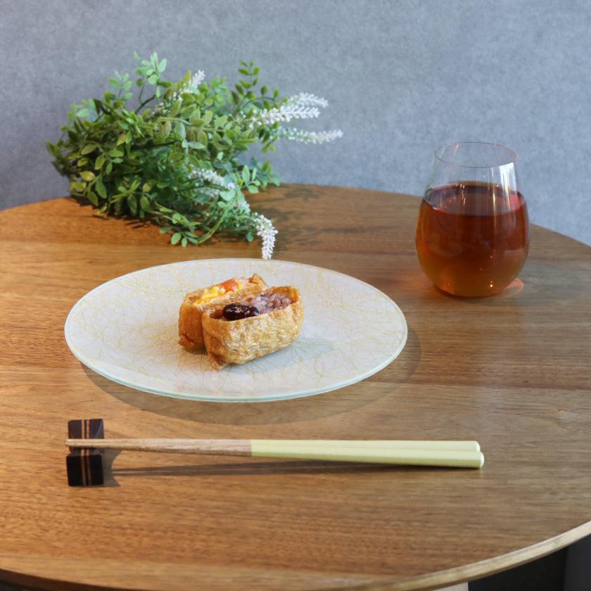 【皿4枚セット】丸皿 100金 & 銀 | 西陣織 | 江村商店 - Image 4