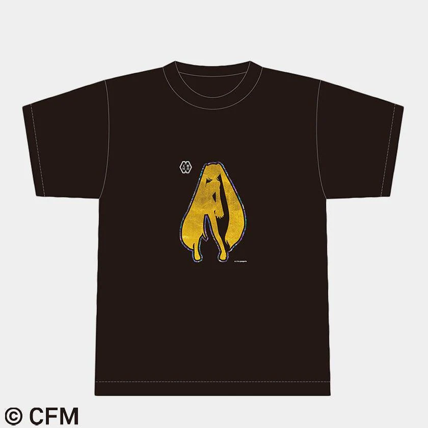 【Tシャツ】金彩 限定100着 シリアルナンバー入り | 京友禅金彩 | 初音工房（在庫切れの場合：受注生産2ヶ月）