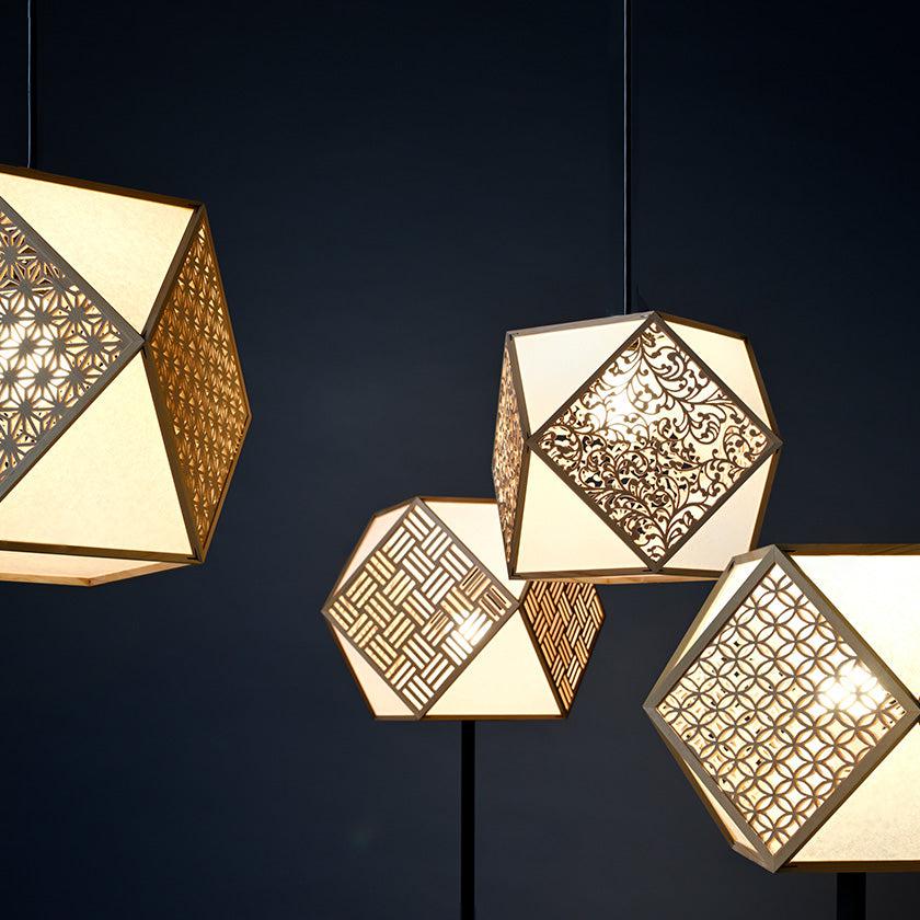【ペンダントライト・照明】KIRIKO Pendant Light 唐草 (S-Lサイズ) | 京指物 | 村山木工 (大型配送料2,500円) - Image 14