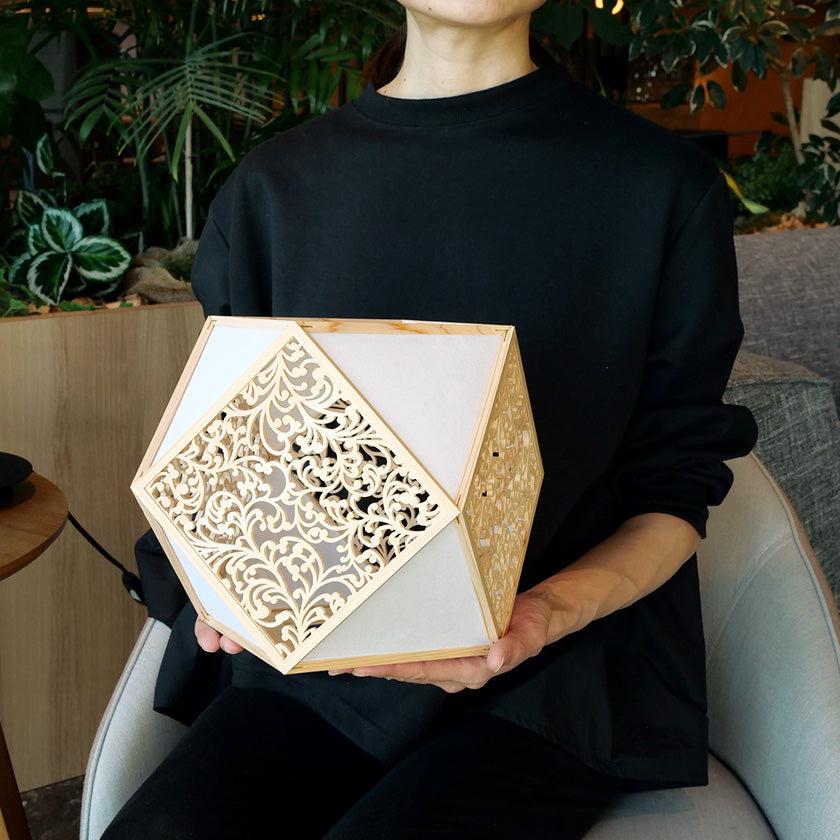 【ペンダントライト・照明】KIRIKO Pendant Light 唐草 (S-Lサイズ) | 京指物 | 村山木工 (大型配送料2,500円) - Image 7