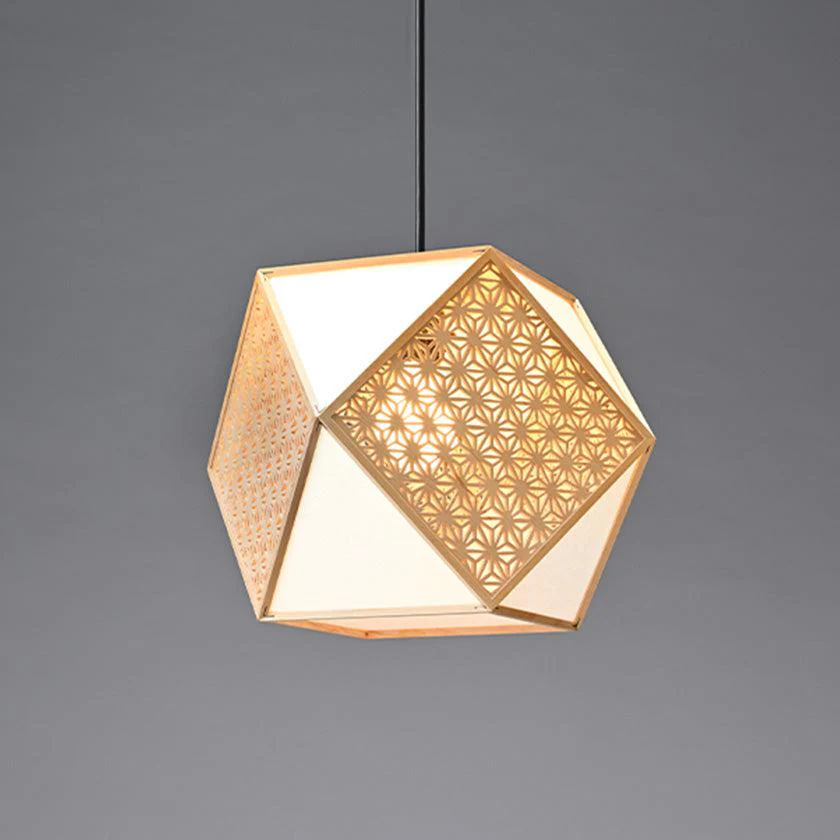 【ペンダントライト・照明】KIRIKO Pendant Light 桝形 (S-Lサイズ) | 京指物 | 村山木工 (大型配送料2,500円) - Image 4