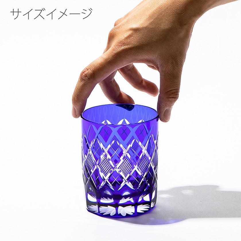 【江戸切子】矢来魚子紋 オールドグラスペア | TABLEAU - Image 10